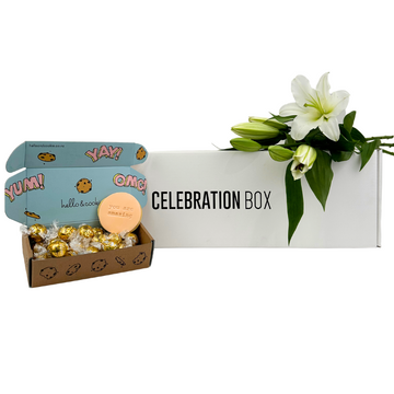 Lindt Ball Flower Gift Box | Buy for that special someone you love | Celebration Box NZ