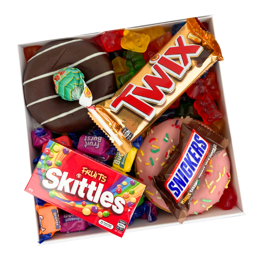 Mini Classic Donut Box-Gift Boxes and sweet treats New Zealand wide-Celebration Box NZ