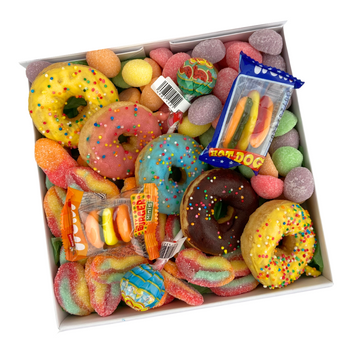 Mini Donut Rainbow Box