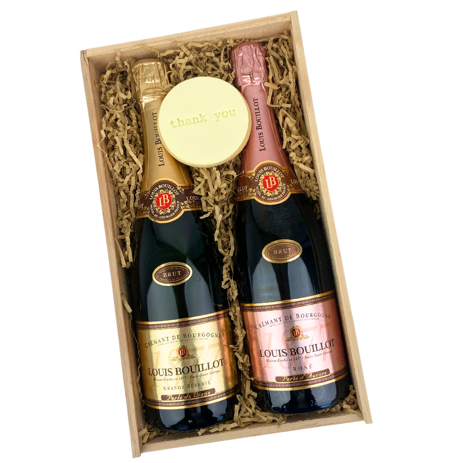 Luxury Double Wine Gift Box with a Cookie | Gift Boxes NZ | Wine Gift Box | Celebration Box NZ