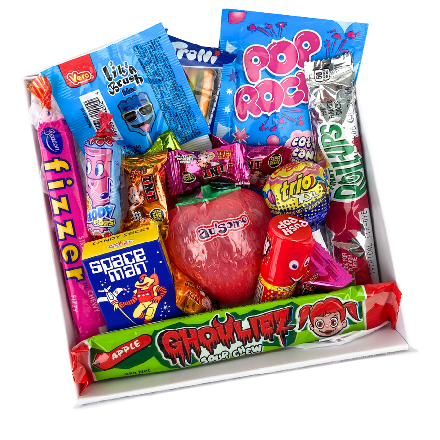 90's Candy and Sweet Treats with Celebration Box. Delivery NZ Wide and Auckland Same Day.