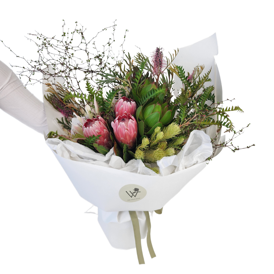 Pretty Protea Bouquet (Auckland Only)