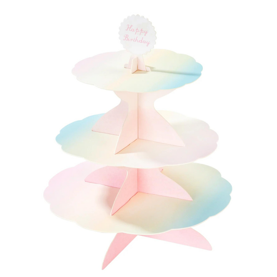 3 Tier Reversible Cake Stand | Delivered NZ Wide | Birthday Party Collection | Birthday Gift Boxes | Celebration Box NZ