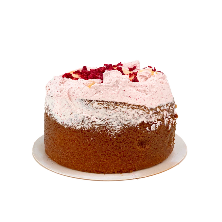 Lemon and Raspberry Cake | Celebration Box Delivered NZ Wide | Mini Birthday Cake