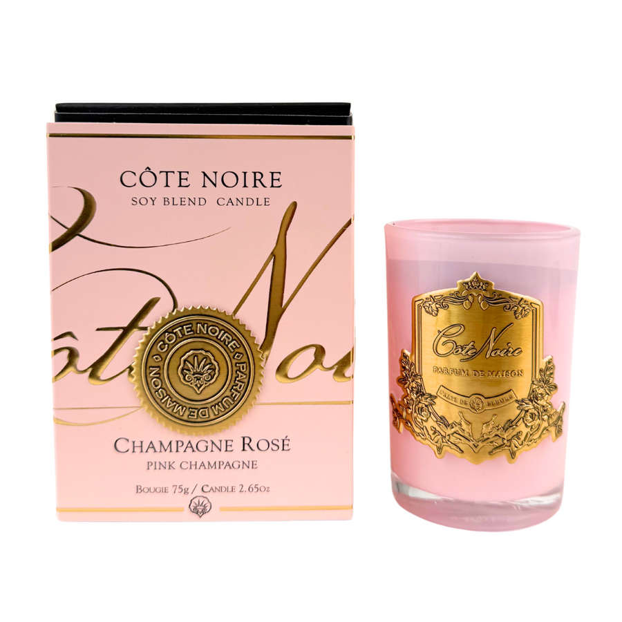 Cote Noire Pink Champagne Candle Celebration Box