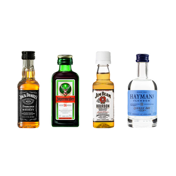 ADD ON: 4 x Assorted Mini Alcohol