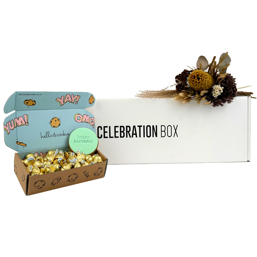 Chocolate Kisses and Flowers | Celebrate someone with Celebration Box NZ