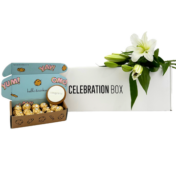 Chocolate and Flower Gift Box | Make someones day | Celebration Box NZ