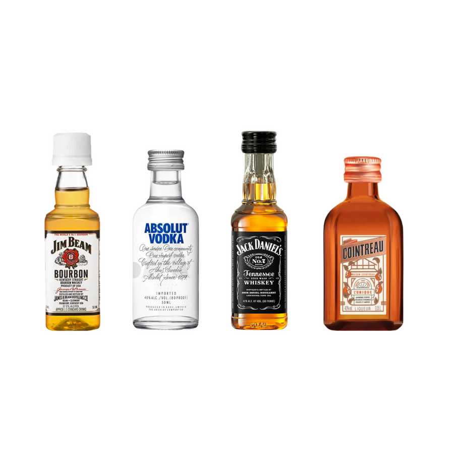 ADD ON: 4 x Assorted Mini Alcohol