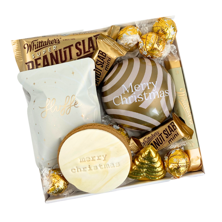 House of Chocolate Bauble Christmas Gift Boxes with Celebration Box. Delivery NZ Wide and Auckland Same Day.