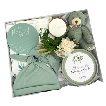 Blue Baby Shower Gift Box NZ | The perfect gift for new born babies and their parents | Delivered nz wide | Celebration Box NZ