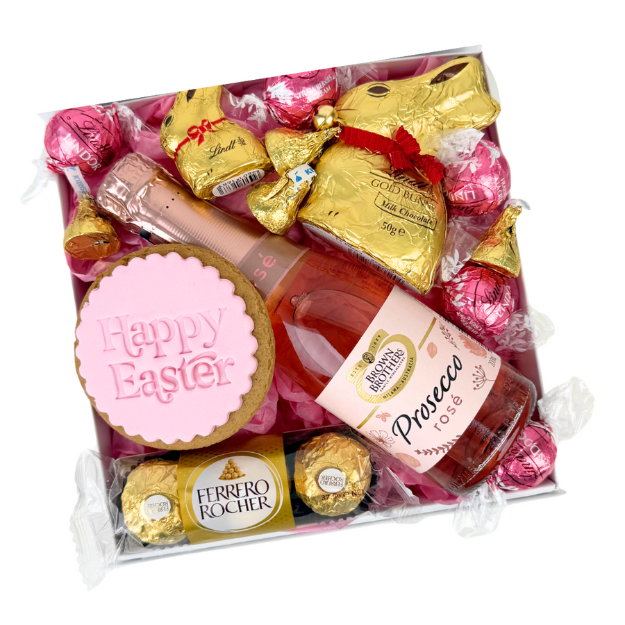 Presecco Easter Gift Box  Easter Gifts for adults | Celebration Box NZ