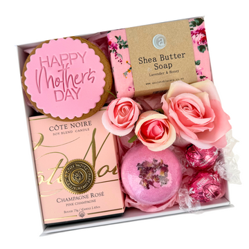 Pampering Mother's Day Gift Box with Cote Noire Candle | Gifts for Mum this Mother's Day | Celebration Box NZ