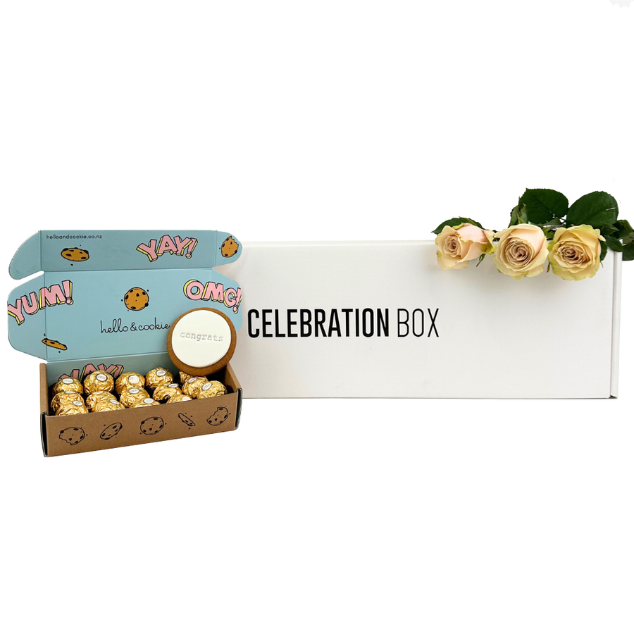 Chocolate and Flower Gift Box | Make someones day | Celebration Box NZ