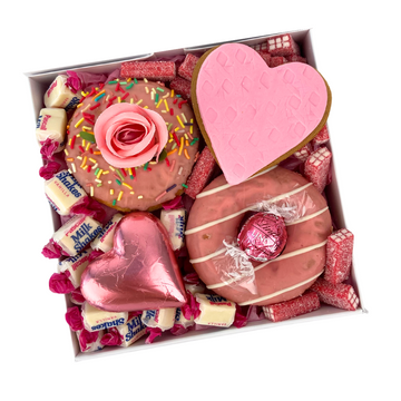 Pink Mini Donut Gift Box | Perfect for Birthdays, Valentines Day and more | Celebration Box NZ