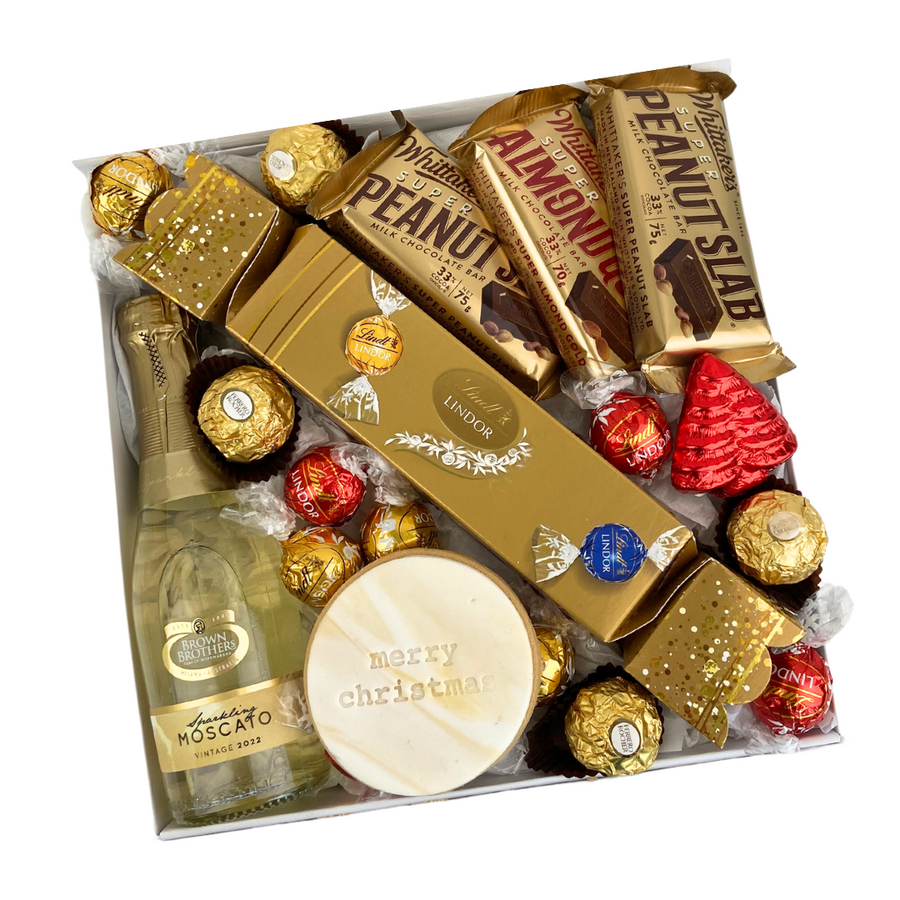 Lindt Christmas cracker Christmas Gift Boxes with Celebration Box. Delivery NZ Wide and Auckland Same Day.