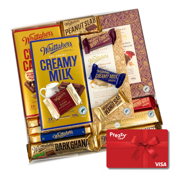 Whittaker's Lover's Chocolate Gift Box with Visa Prezzy Card | Delivered NZ Wide | Celebration Box 