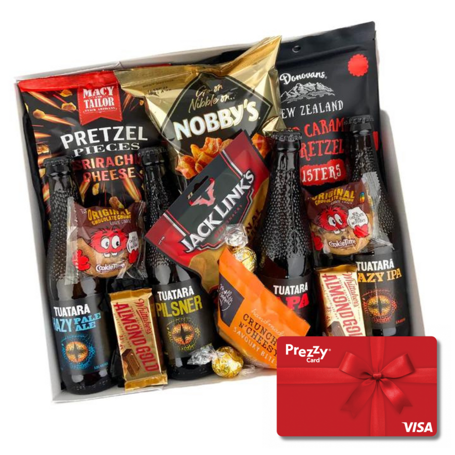 Craft Beer Gift Box with Visa Prezzy Card | Celebration Box NZ