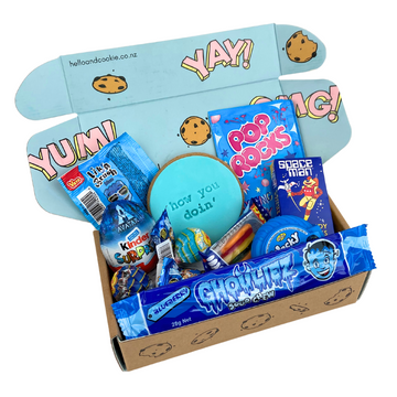 Blue Candy Gift Box | Perfect for any kids that love candy as a present | Celebration Box NZ | Delivered NZ Wide