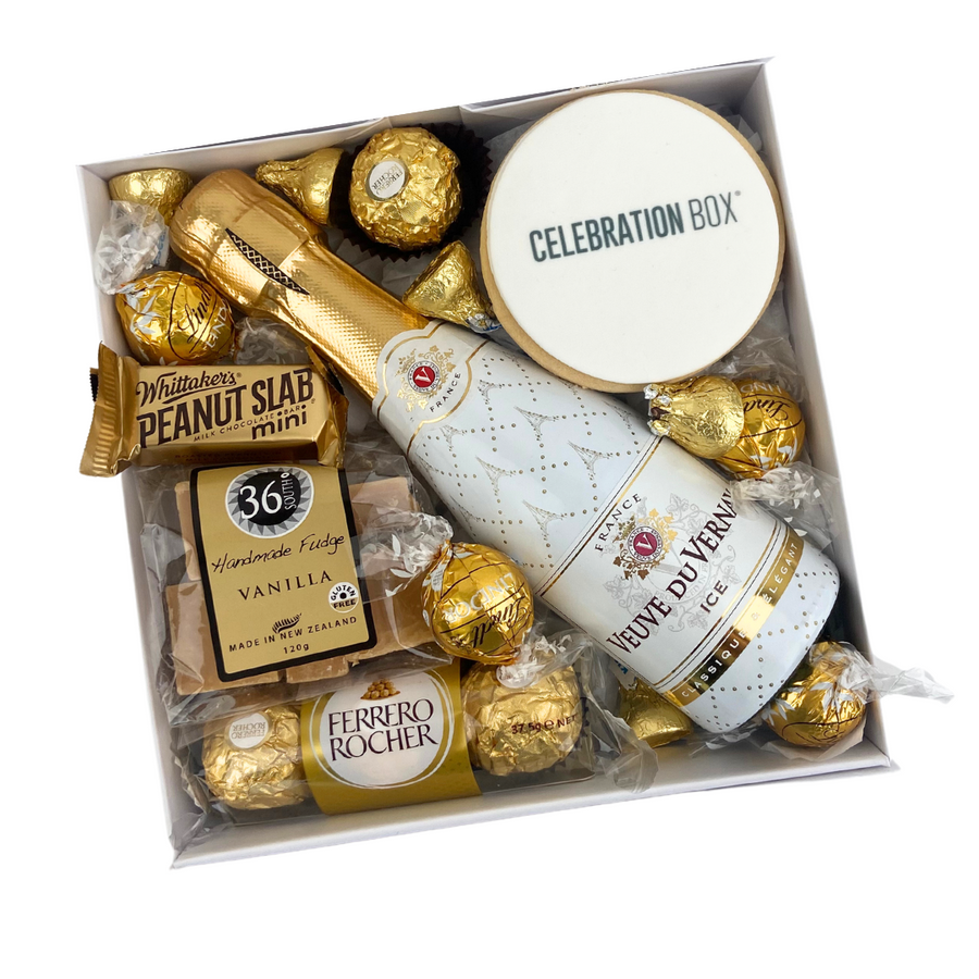 Goldie gift box corporate | The perfect corporate gift for your staff to say thanks | Celebration Box nz | Delivered NZ Wide