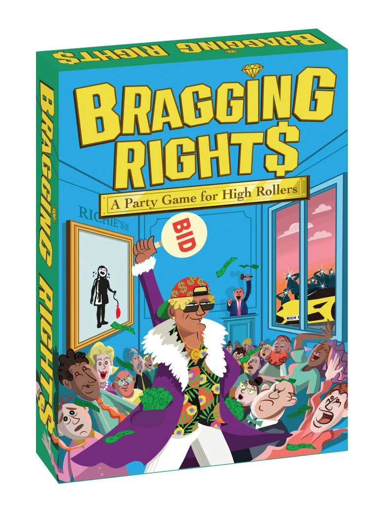 Bragging Right Games a party game for the high rollers and bidding lovers | Gift Boxes nz | Board games | Party games | Celebration Box nz 