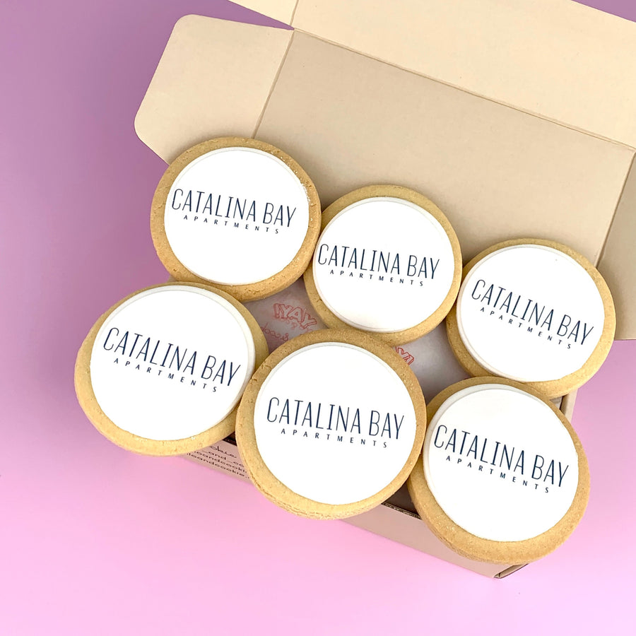 Branded Cookie 6 Pack Gift Box - Hello & Cookie - Cookies
