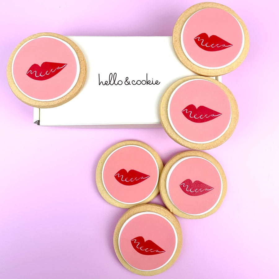 Branded Cookie 6 Pack Gift Box - Hello & Cookie - Cookies