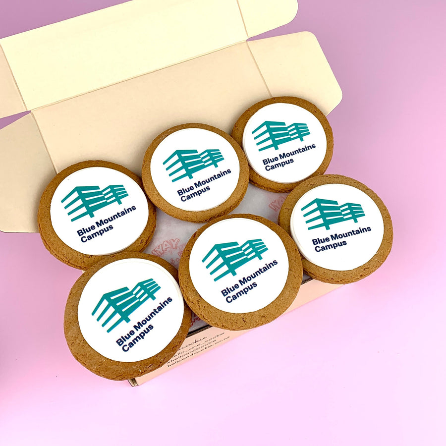 Branded Cookie 6 Pack Gift Box - Hello & Cookie - Cookies