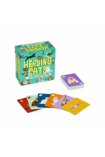Herding Cats a 100 meow an hour card game for kids and children | 12 player card game | card games for kids nz | Celebration Box nz