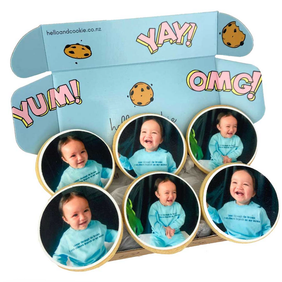 Personalised Photo Cookie - 6 Pack