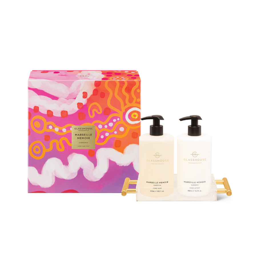 Glasshouse Fragrances Marseille Memoir Hand Care Duo | Celebration Box NZ