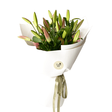Pink Lily Bouquet (Auckland Only)