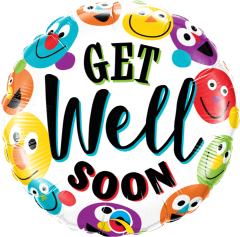 ADD ON: Get Well Soon Balloon (Auckland Only)-Gift Boxes and sweet treats New Zealand wide-Celebration Box NZ