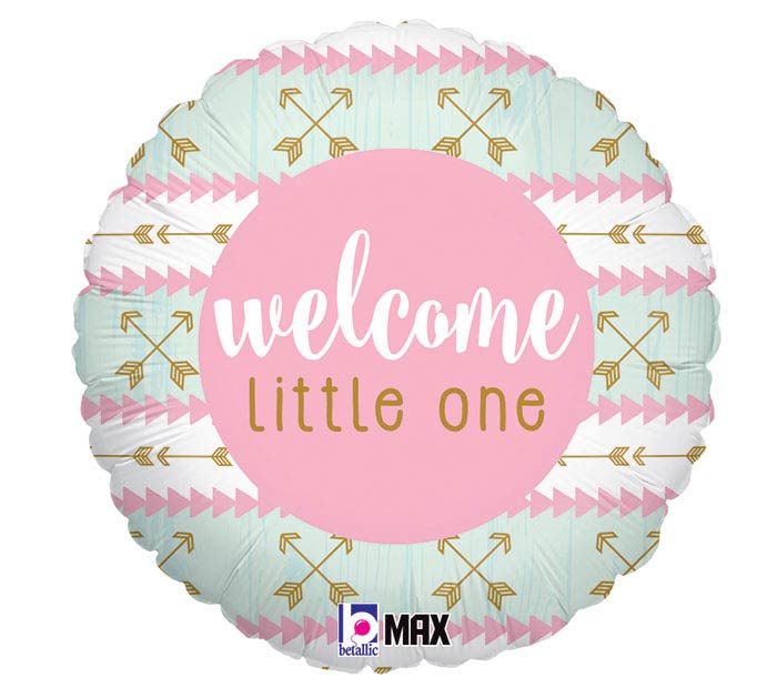 ADD ON: Welcome Little One Pink Balloon