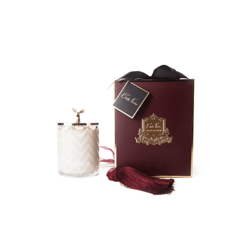 Côte Noire Herringbone Deer Candle