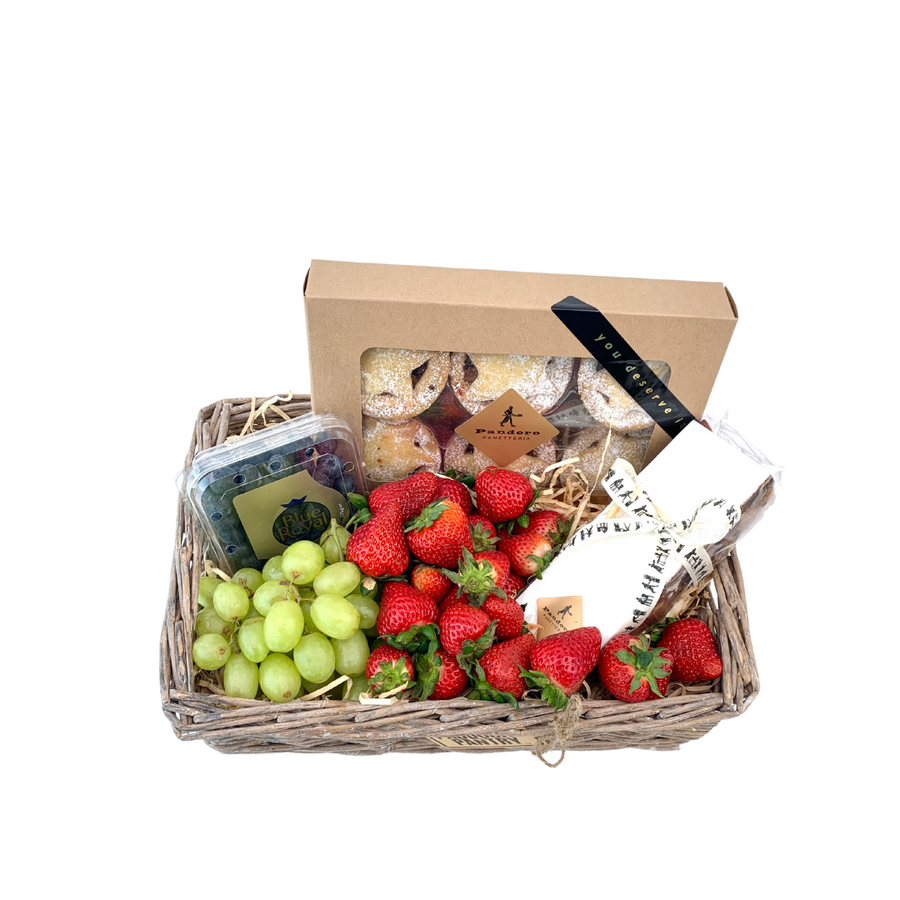Christmas Fruit Basket and Hamper for the Festive Season. Delivery Auckland Wide with Celebration Box and Paddock to Pantry.
