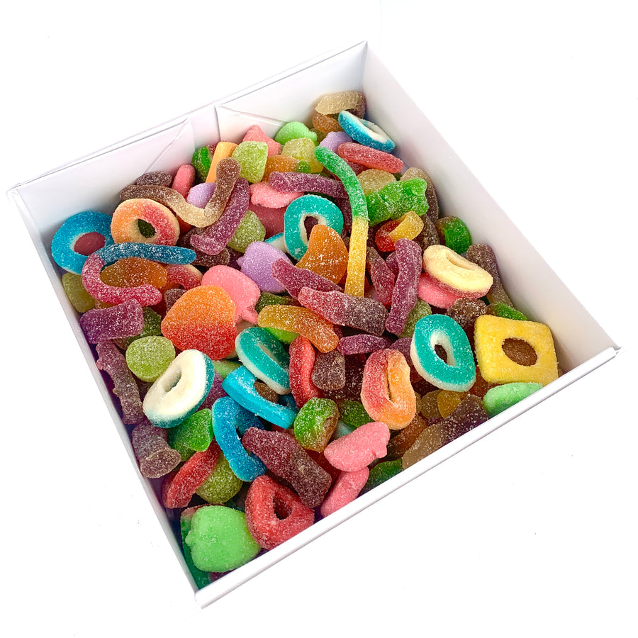 Sour Candy and Confectionery Gift Box NZ. Celebration Boxes delivered NZ Wide, 7 days a week.