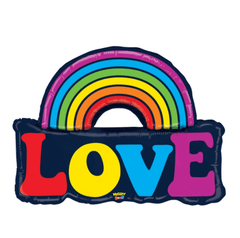 ADD ON: Rainbow Love Helium Balloon (Auckland Only)