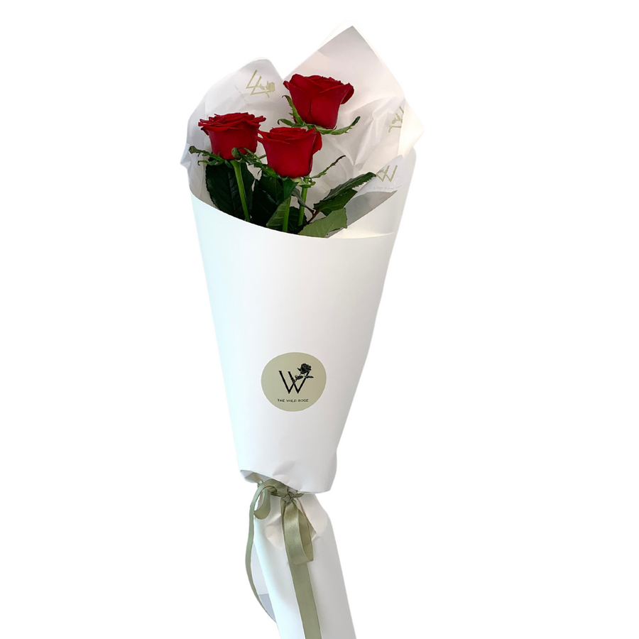 Rose Patch Flower Gift Box for Valentines Day, Delivery Auckland Wide 7 Days a Week