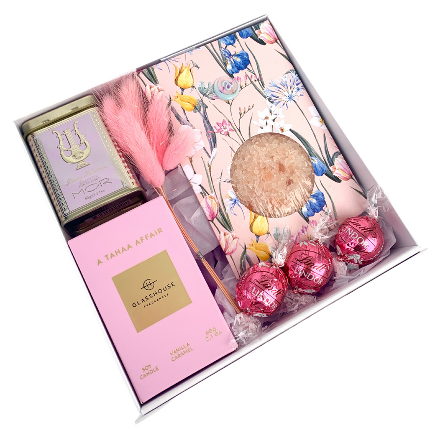 A Tahaar Affair Glasshouse Fragrances Gift Box. Auckland Same Day and NZ Wide Delivery with Celebration Box and The Wild Rose.