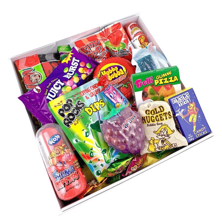 90's Candy and Sweet Treats with Celebration Box. Delivery NZ Wide and Auckland Same Day.