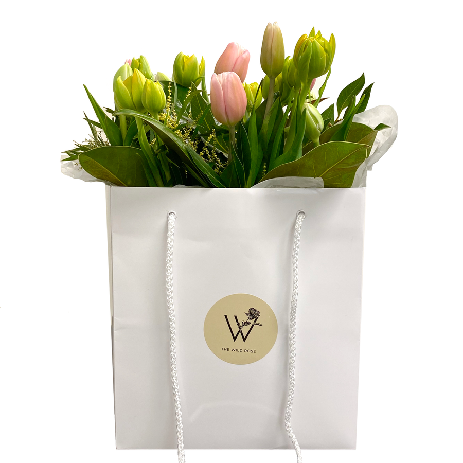 Lush Tulip Bag: Auckland Only-Gift Boxes and sweet treats New Zealand wide-Celebration Box NZ