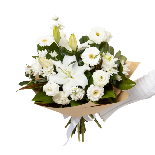 Neutral Bouquet Celebration Box Flower Delivery NZ Wide